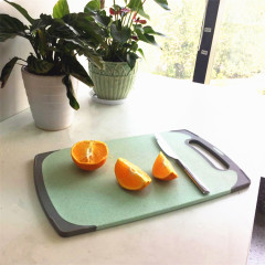 Anti-microbial Wheat Straw Material Cutting Board Skid Resistance Chopping Block